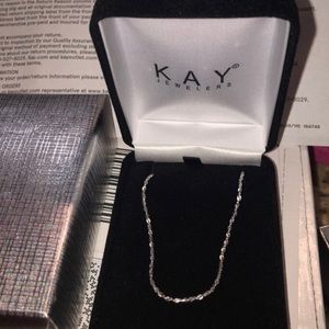 18” sterling silver chain